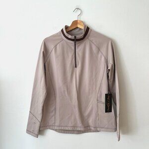 NWT Chestnut Bay Trailblazer Fleece Pullover Ash Equestrian Women's Size Medium